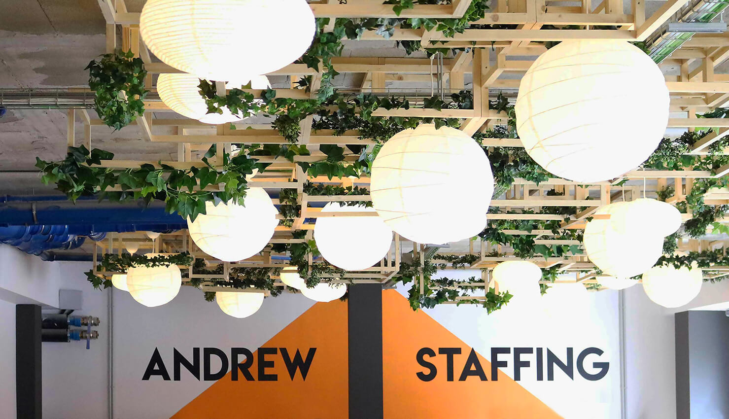 Andrew Staffing creative office interior design project