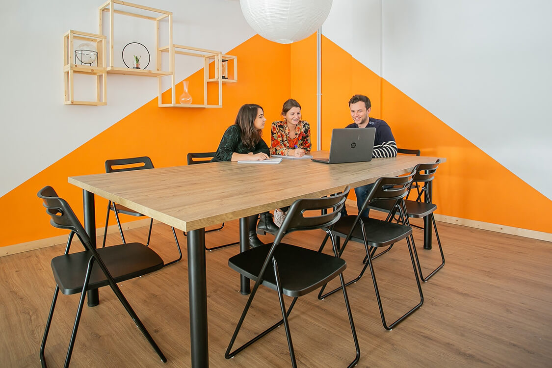 Andrew Staffing creative office interior design project