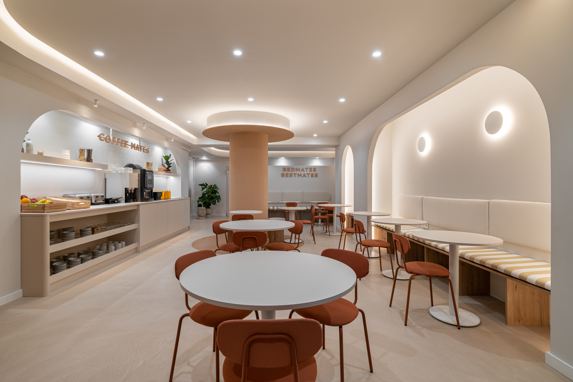 Hostel interior design Barcelona