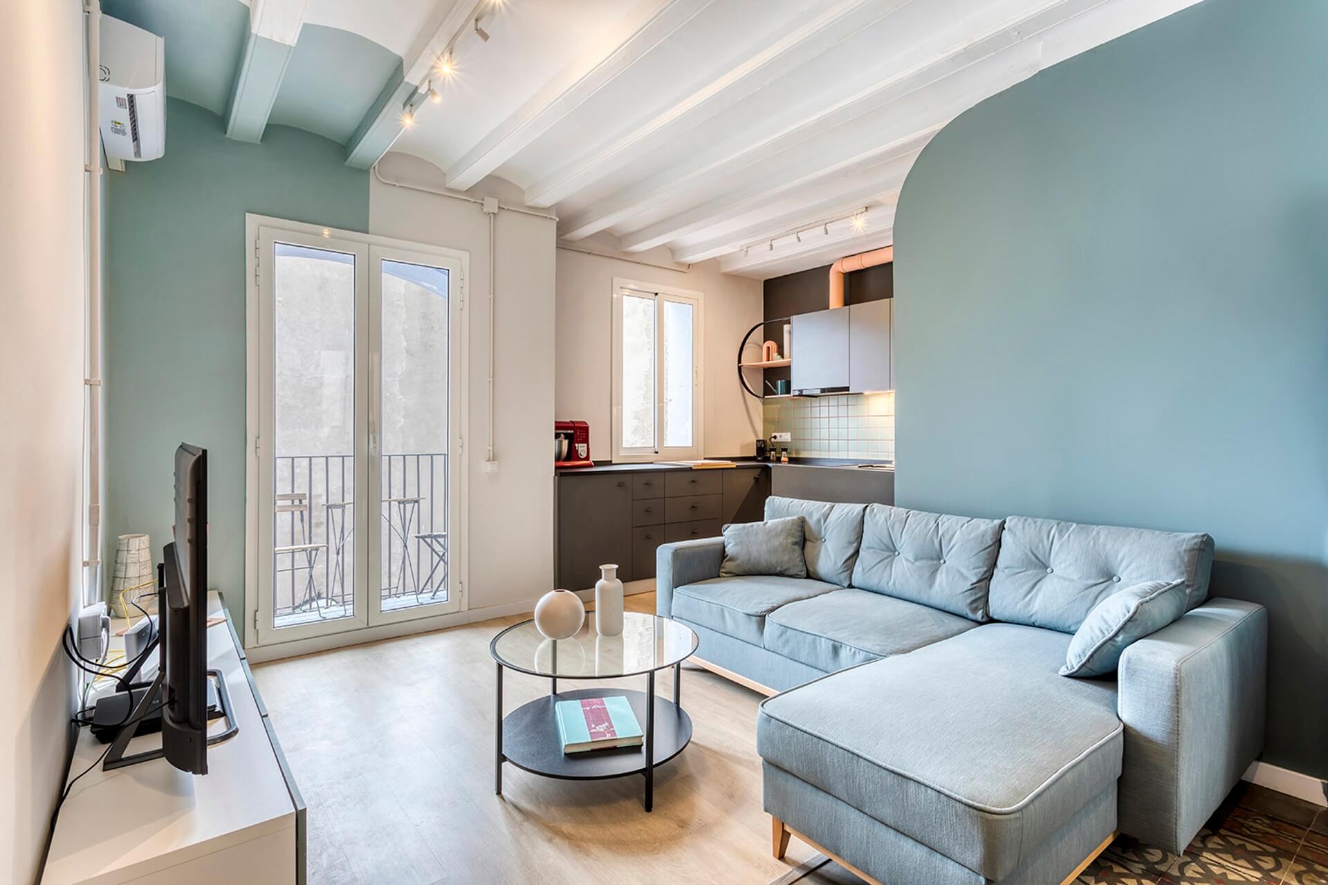 Small apartment interior design Barcelona