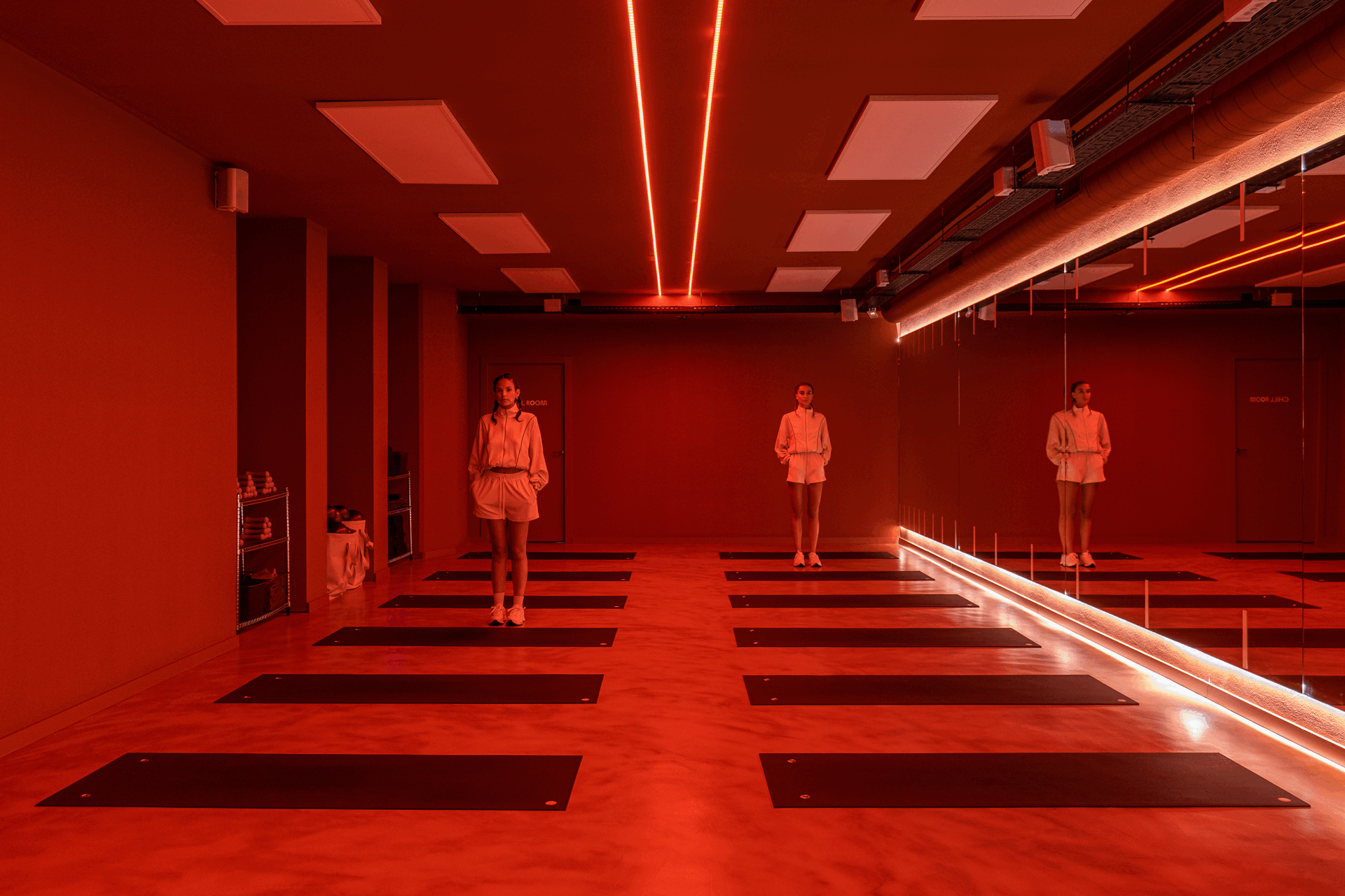 Fitness studio interior design Barcelona