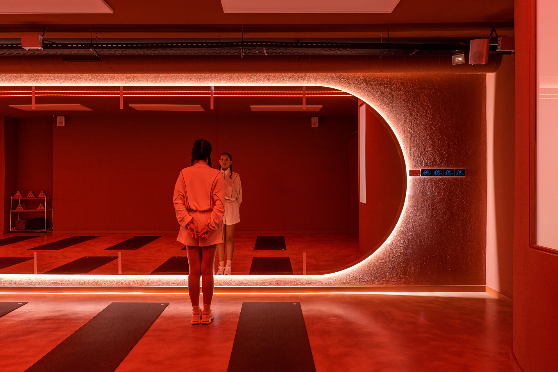 Fitness studio interior design Barcelona