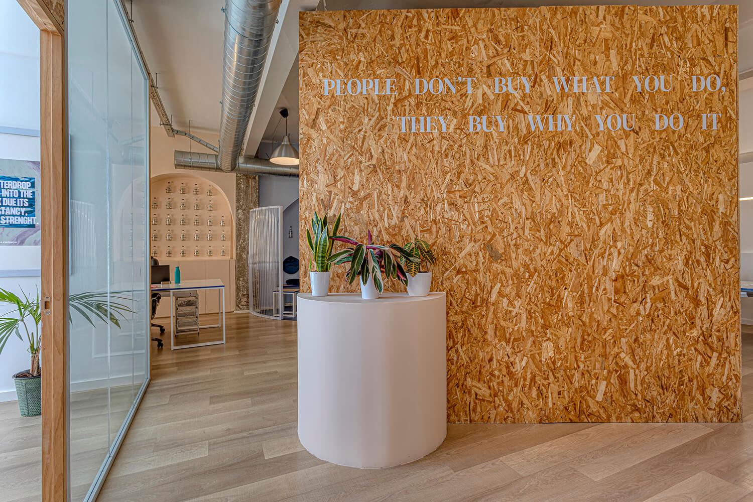 Modern workspace design project Barcelona