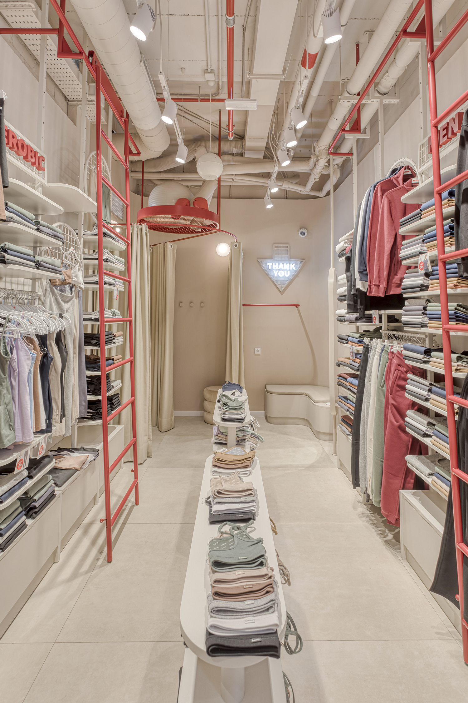 Retail store interior design project in Barcelona