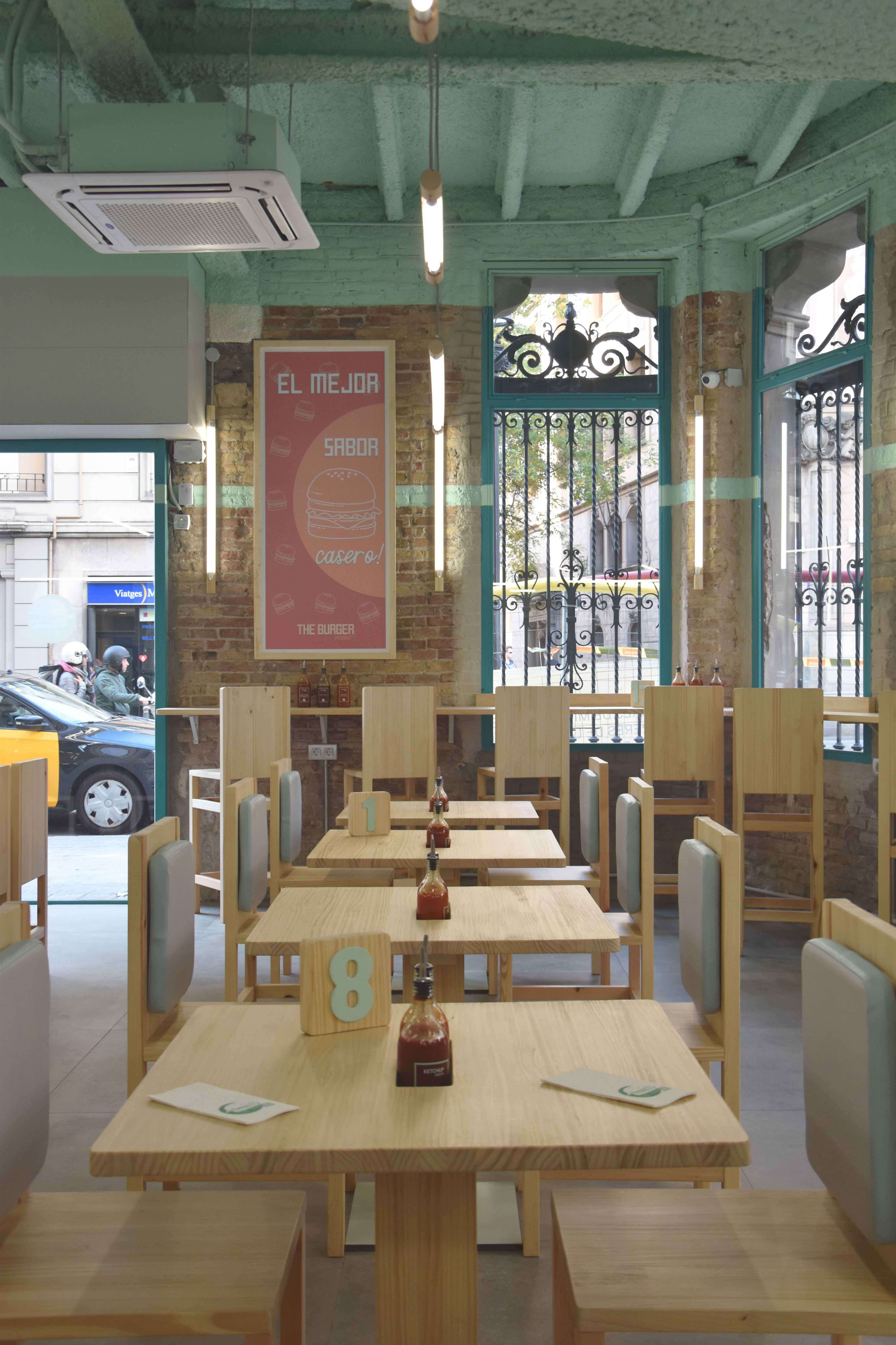 The Burger Maker restaurant interior design