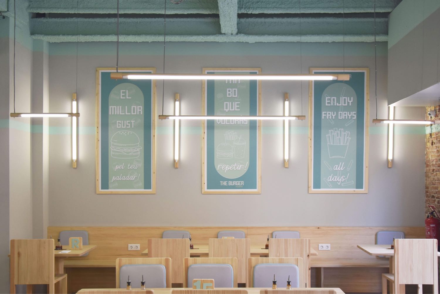 The Burger Maker restaurant interior design