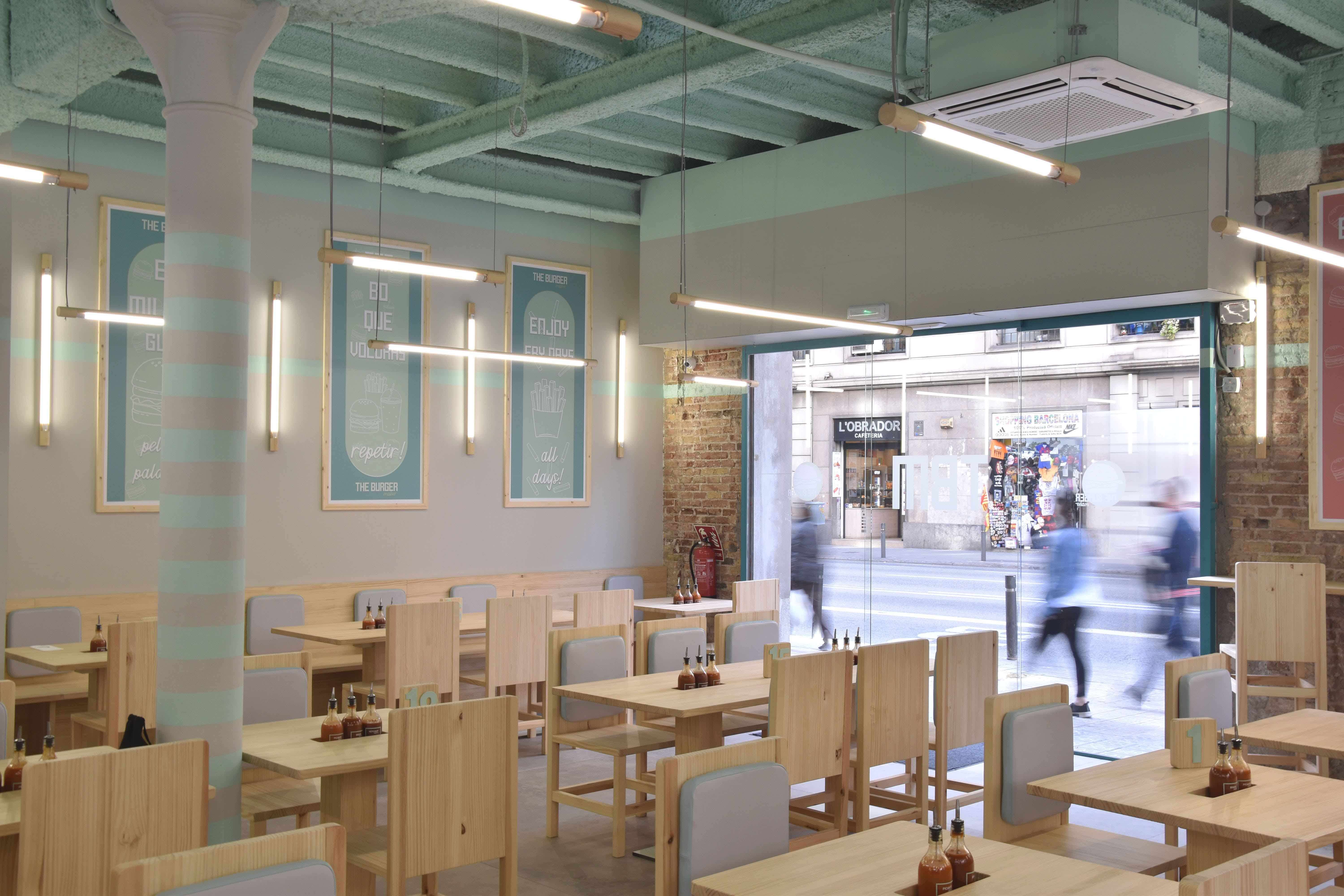 The Burger Maker restaurant interior design